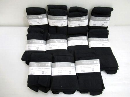 ユニクロ UNIQLO タビソックス シルクブレンド ブラック 458327 2足組×11 レディース おまとめセット まとめ売り ♥