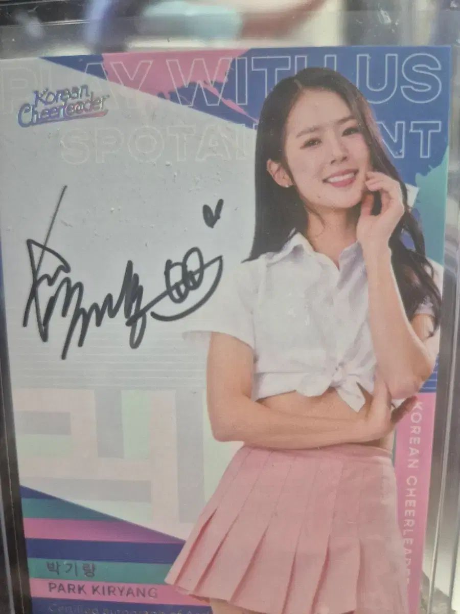 パク キリョン チアリーダー オートカード