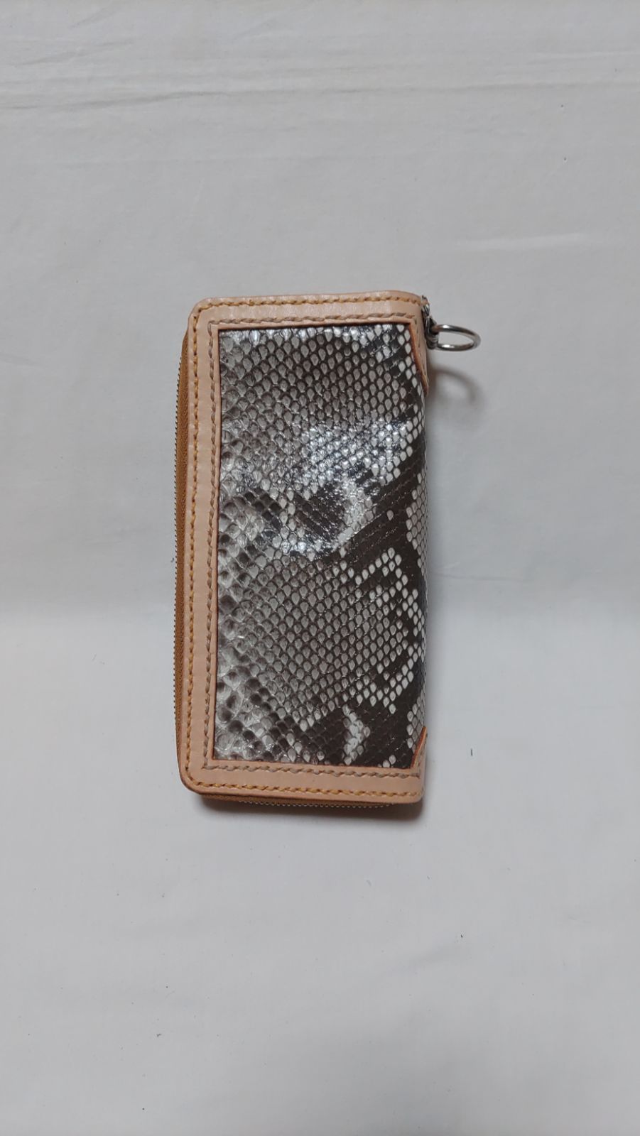 ダイヤモンド•パイソン|牛革 ラウンドタイプ バイカーズロングウォレット