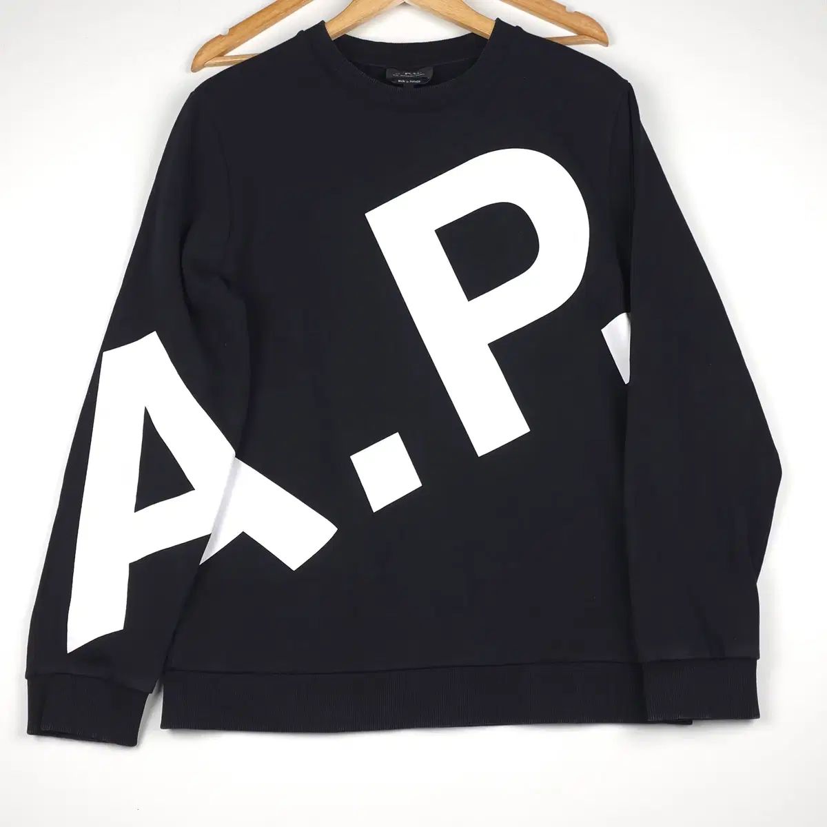 XL) A.P.C. アー・ペー・セー ビックロゴ スウェット Tシャツ 正規品 