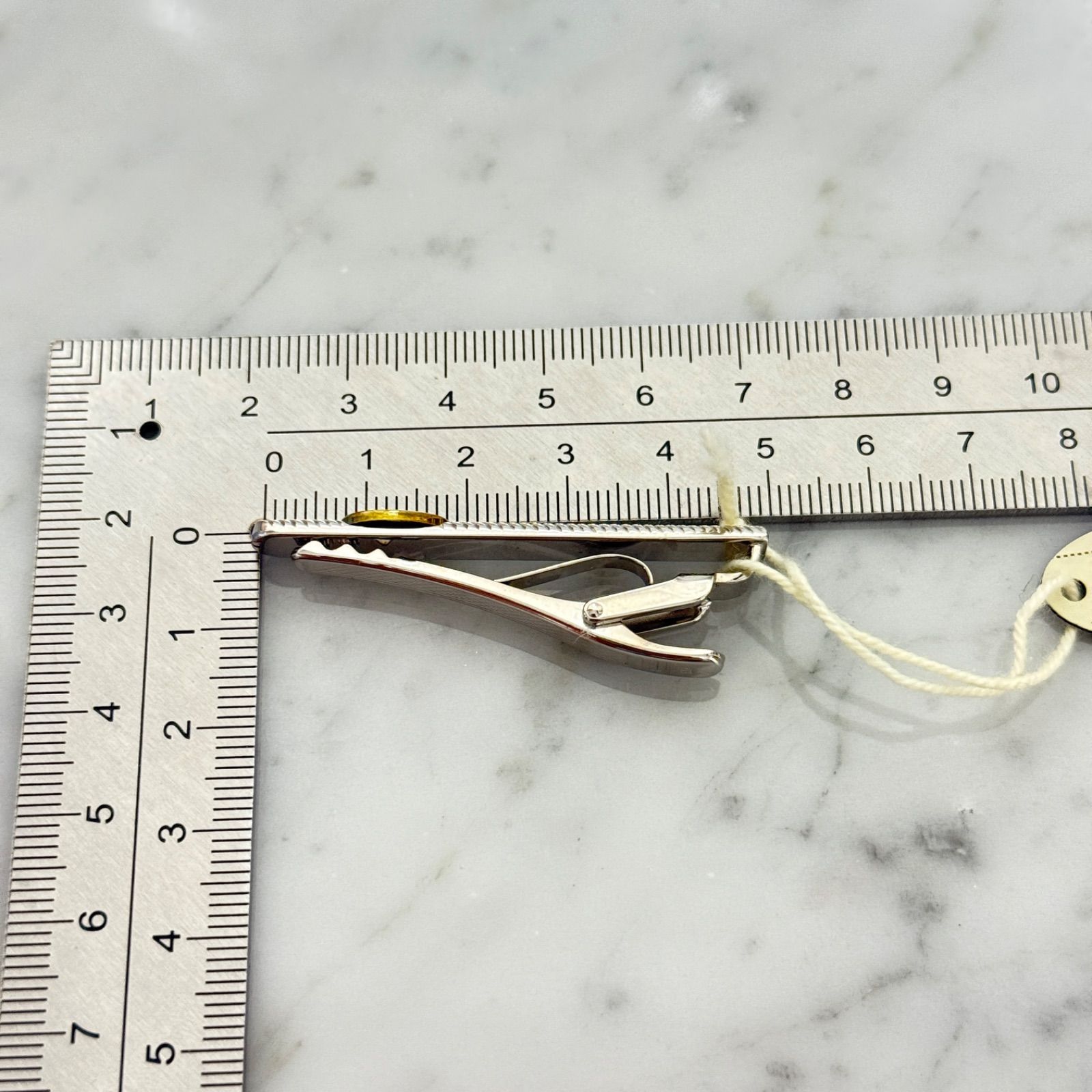 ドイツ製 新品 未使用 dunhill ダンヒル ネクタイピン ロゴ 銀 Silver