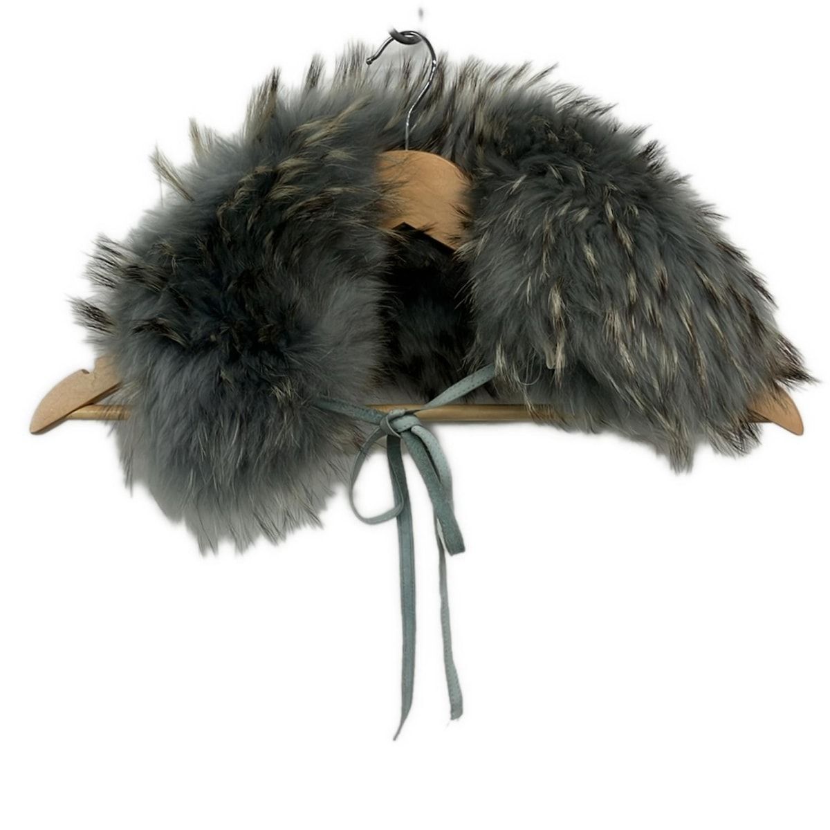 MARNI マルニ マフラー - ブルーグレー×アイボリー×ダークブラウン ティペット