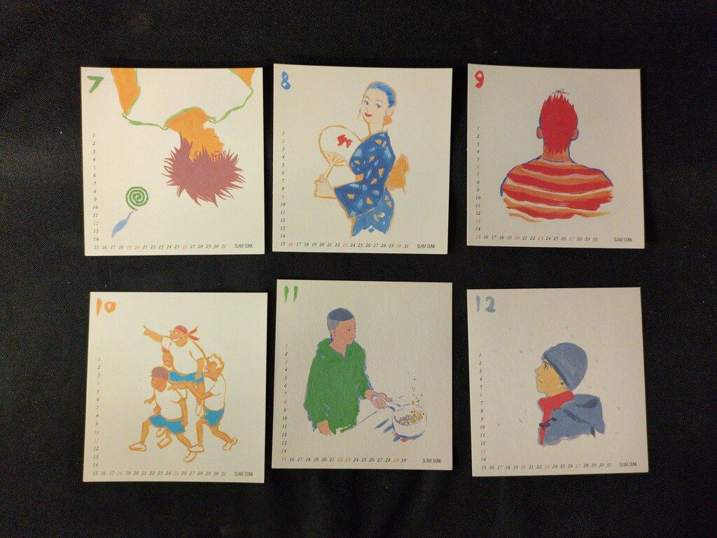  集英社 井上雄彦 1998年卓上カレンダー その他 キャラクター玩具