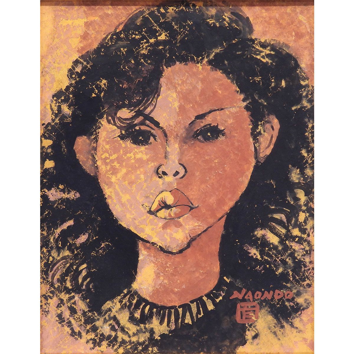 中村直人『髪を梳く図(裸婦)』F15 原画 ガッシュ 作家直筆サイン入り 額装 中村直人『髪を梳く図(裸婦)』F15 原画 ガッシュ 作家直筆サイン入り 額装