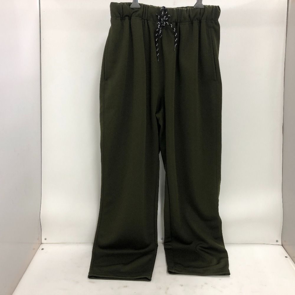 02 w 28196 ベター BETTER BACK PIQUE JERSEY TRACK PANT オリーブ 日本製 メンズ サイズ2 タグあり パンツ ポリエステル 品