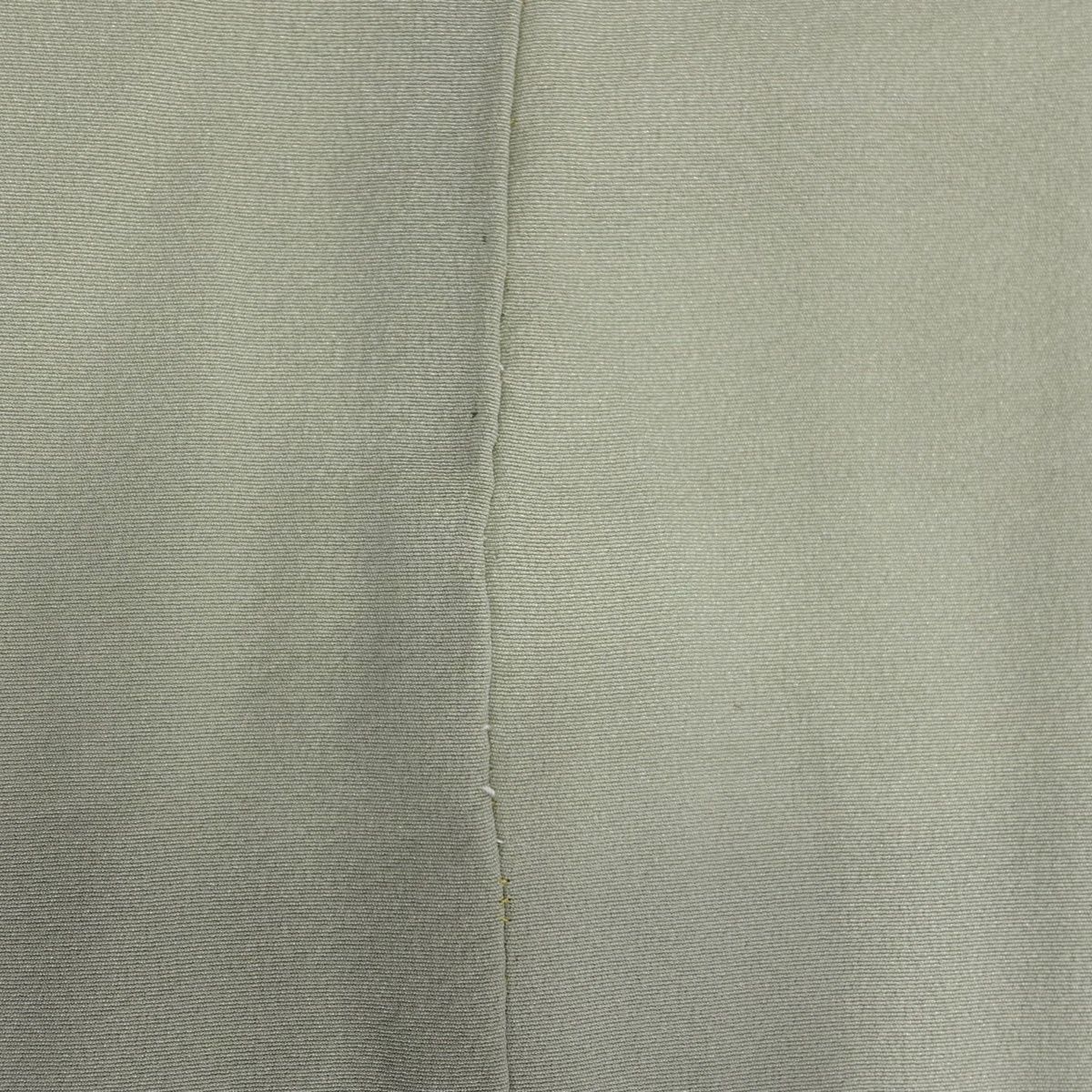  訪問着 身丈155.5 cm 裄丈64 M 袷 落款 菊 松竹梅 金彩 ぼかし 薄緑 正絹 秀品 訪問着 付け下げ 着物