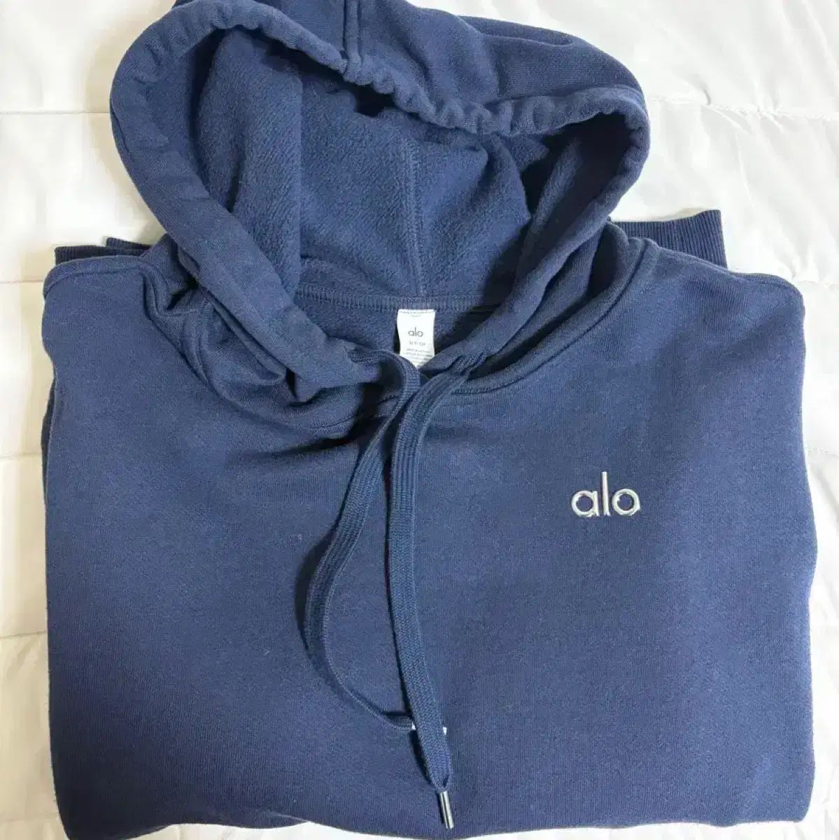 アロ alo フードTシャツ ネイビー S