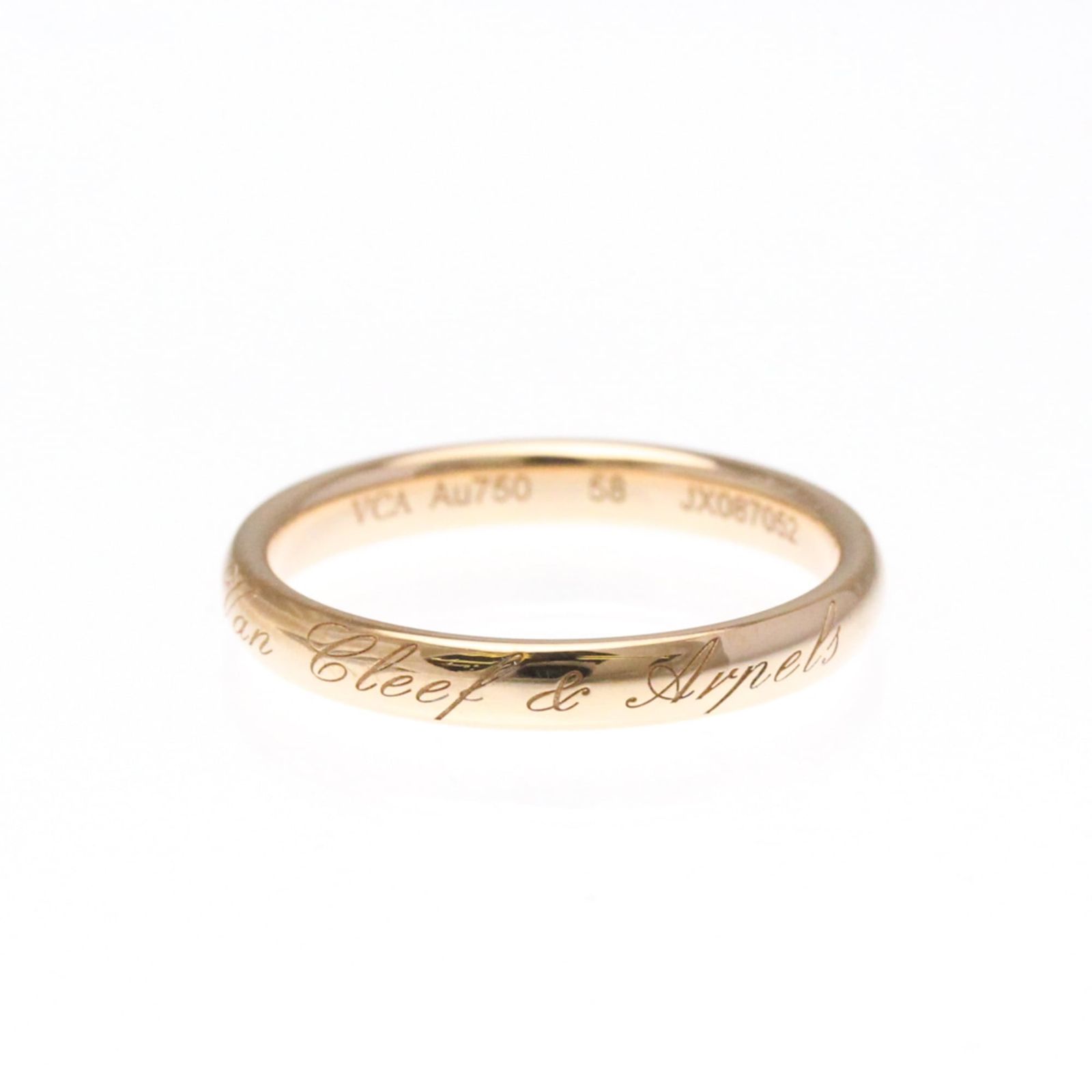 ヴァン クリーフ＆アーペル Van Cleef - Arpels タンドルモン マリッジ リング K 18ピンクゴールド 18 PG ファッション 無し バンドリング ピンクゴールド