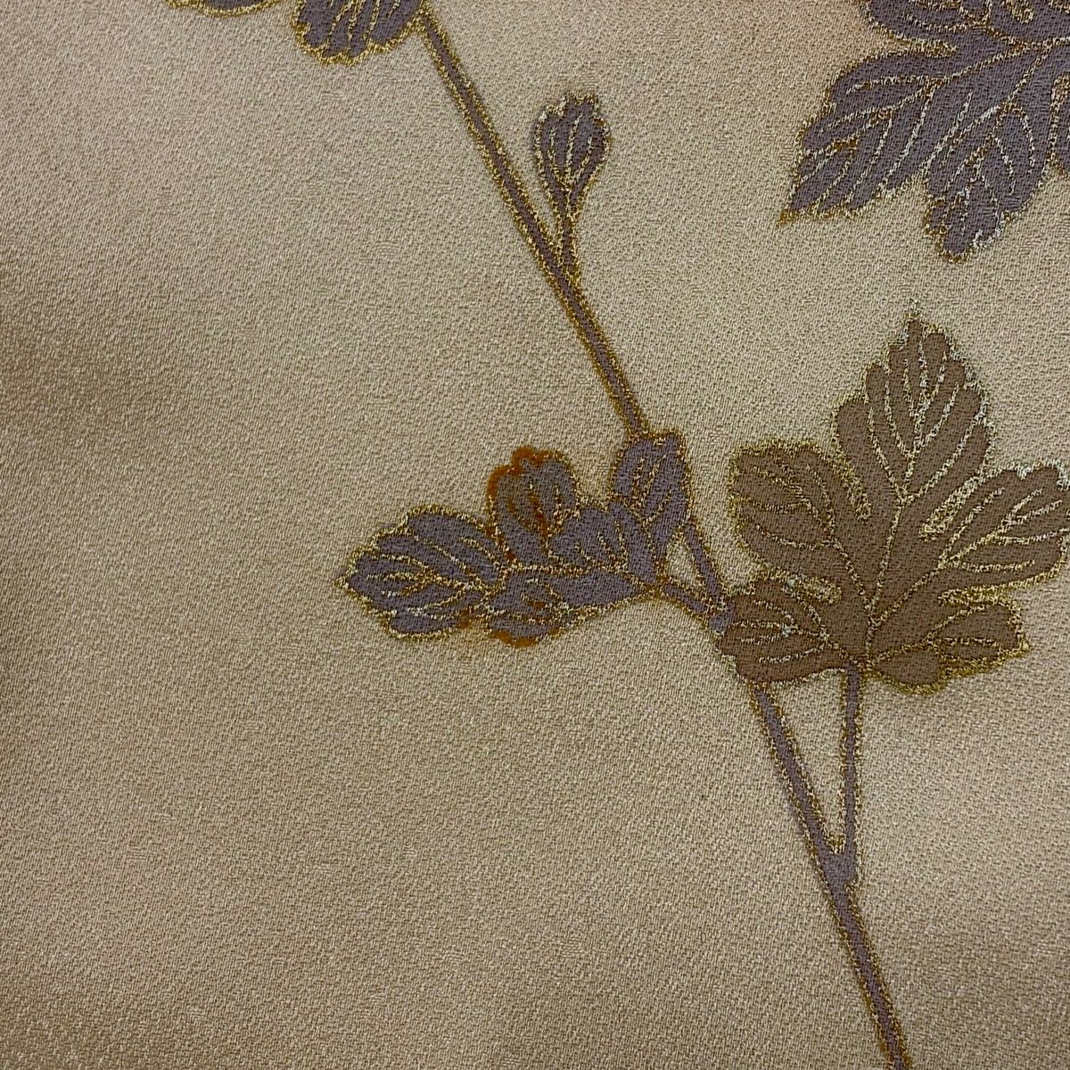  訪問着 身丈161.5 cm 裄丈65.5 M 袷 雪輪 菊 金糸 金銀彩 サーモンピンク 正絹 秀品 訪問着 付け下げ 着物