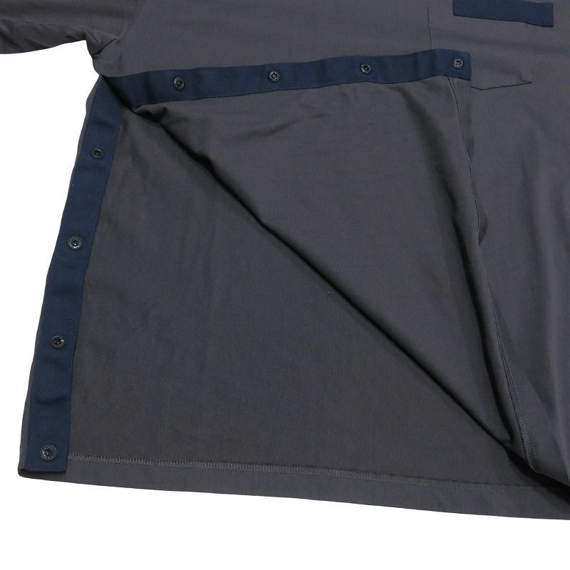 sacai サカイ NYLON TWILL & COTTON JERSEY L/S T-SHIRT SCM-223 