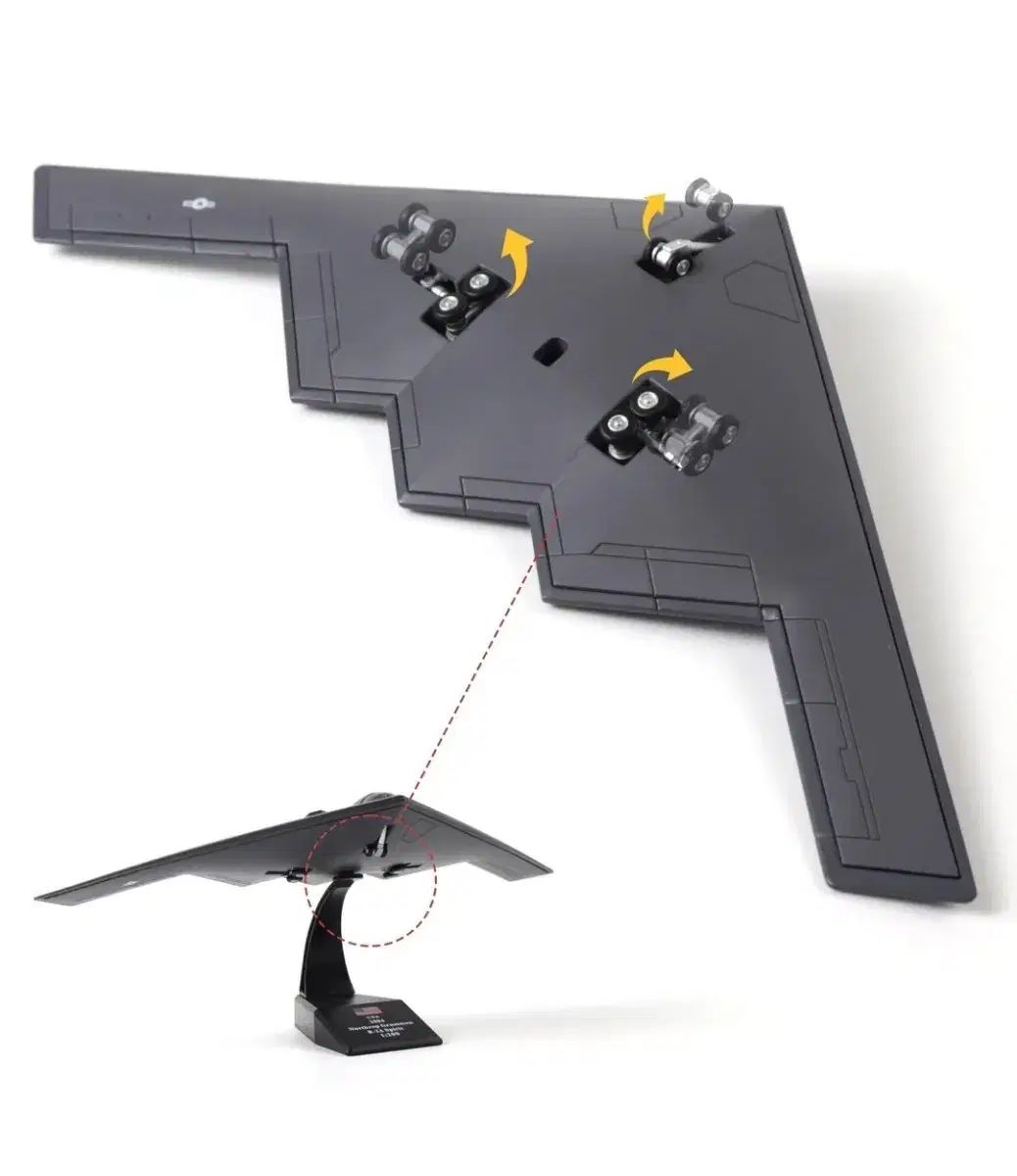 (金属) B-2 スピリット 爆撃機 模型 (フィギュア) 出品