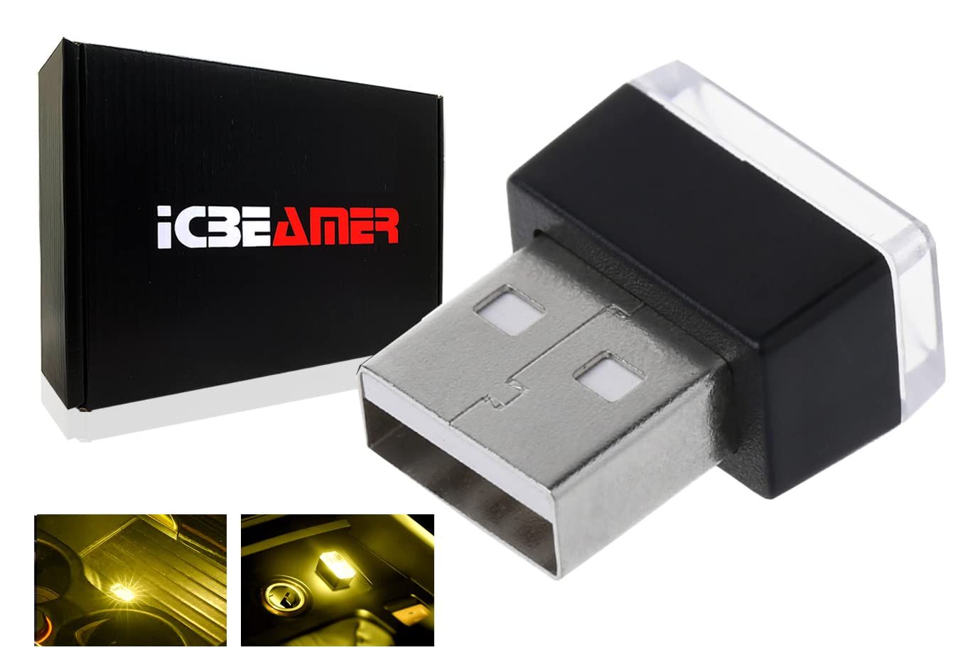 ICBEAMER USB LED Miniature Night Interface Atmosphere Ambient