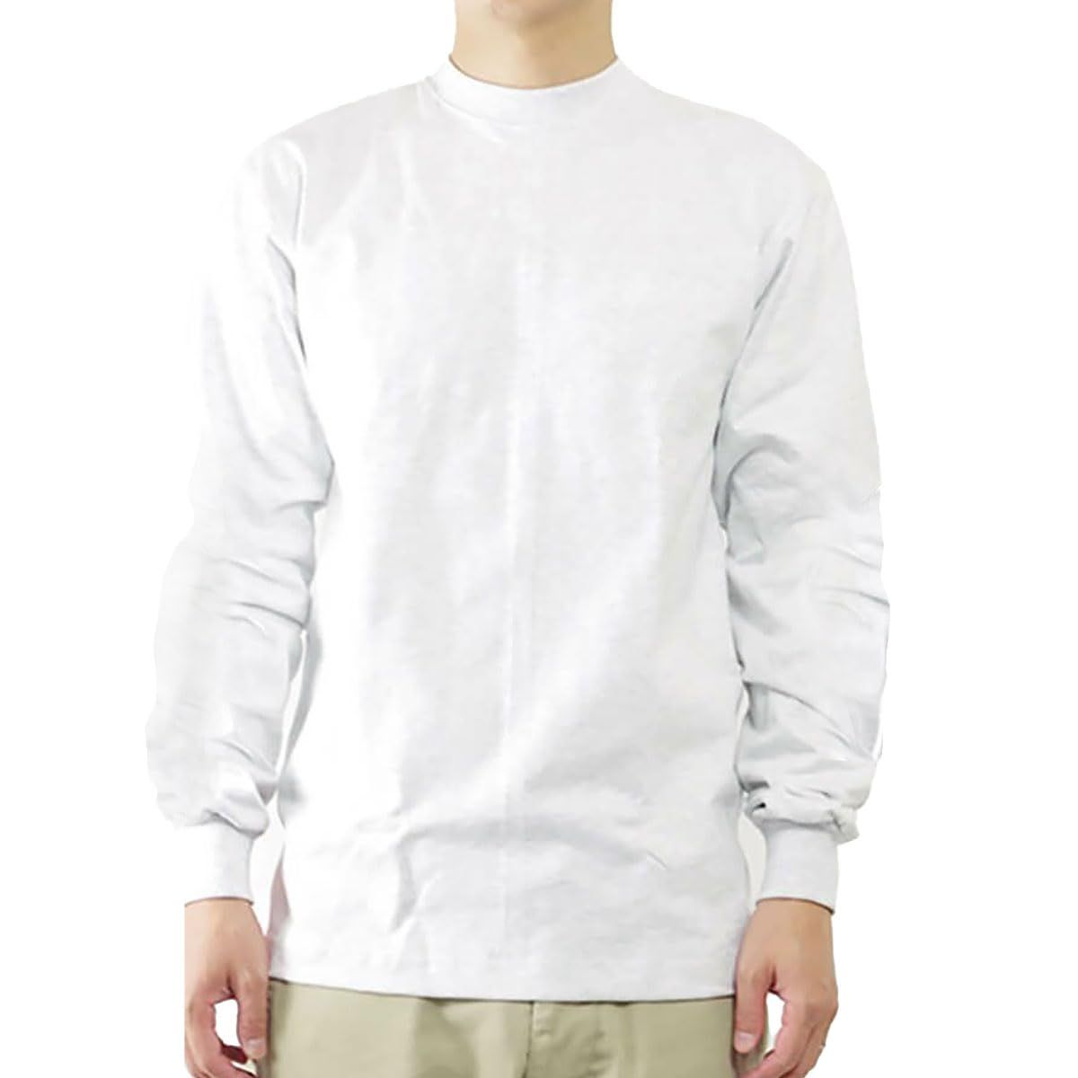 キャンバー 305 マックスウェイト 長袖 クルー Tシャツ MADE IN USA メンズ アメリカ製 無地 ロンT ヘビーウエイト 8オンス 厚手 シンプル 綿 コットン100％ ホワイト M 並行輸入品