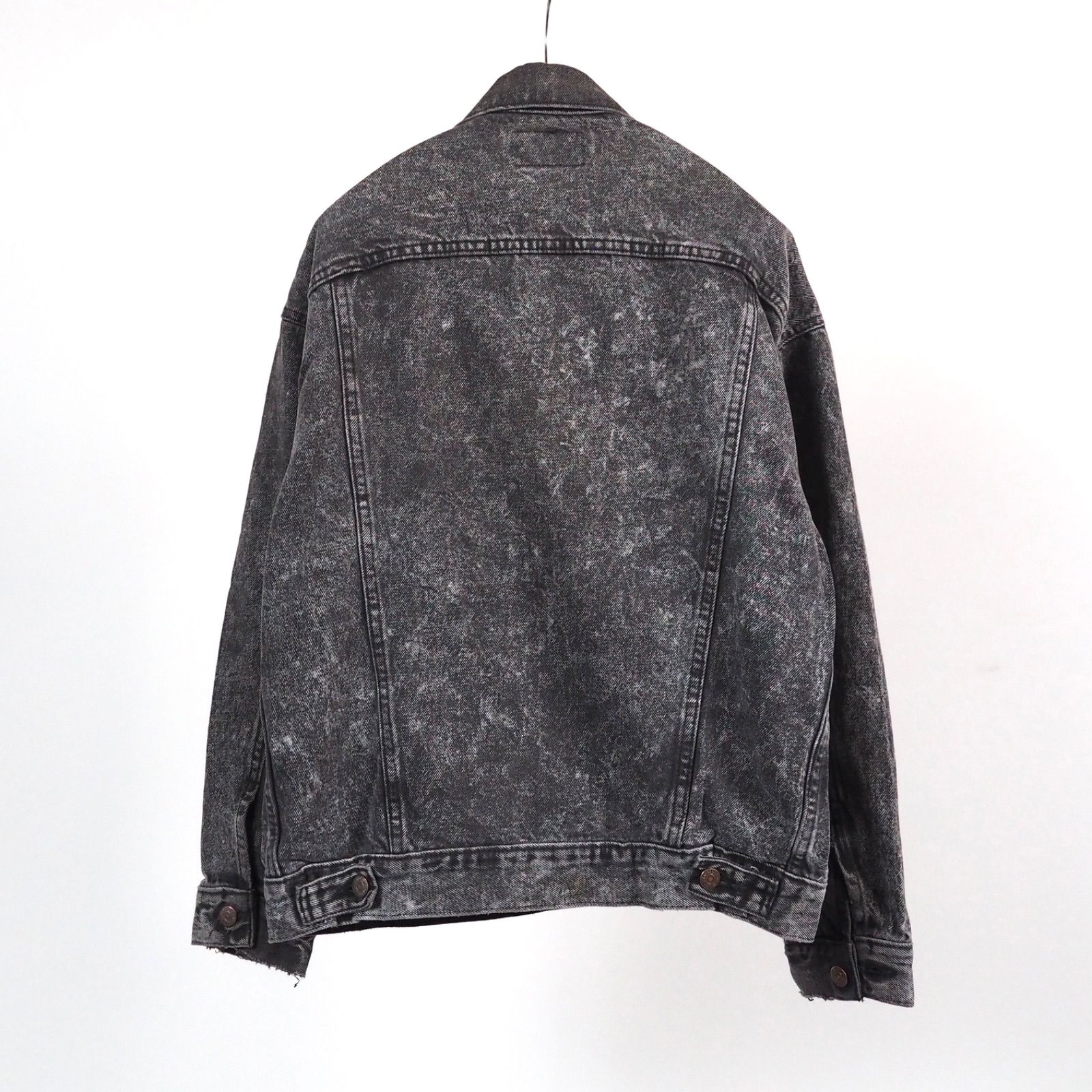 【希少】87年USA製 Levi’s 70507-0253 アシッドブラック L 88's Levi's 70507-0253 Black Acid Wash Denim Jacket M USA製