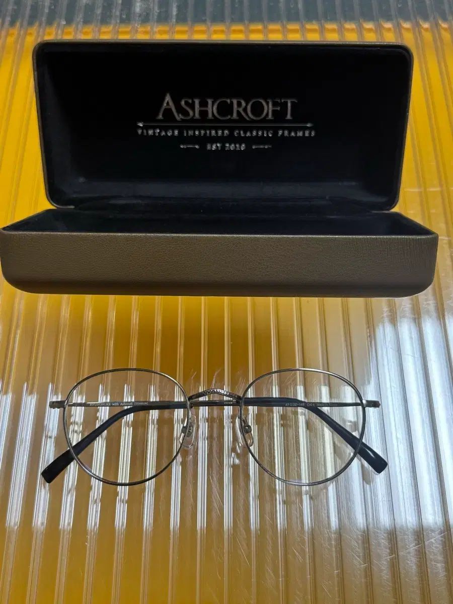 アッシュクロフト 류노스케 チタン メガネ