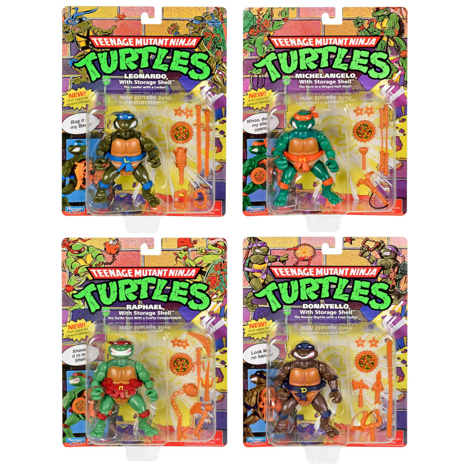 TMNT タートルズ　トゥーン　4体セット Teenage Mutant Ninja Turtles 4体セット Amazon.com: Teenage Mutant