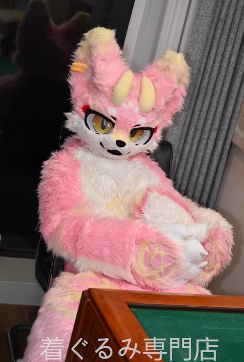 猫 ドラゴン ファースーツ マスク 着ぐるみセット ケモノ 全頭ヘッド ぬいぐるみ コスプレ コスチューム 一点物