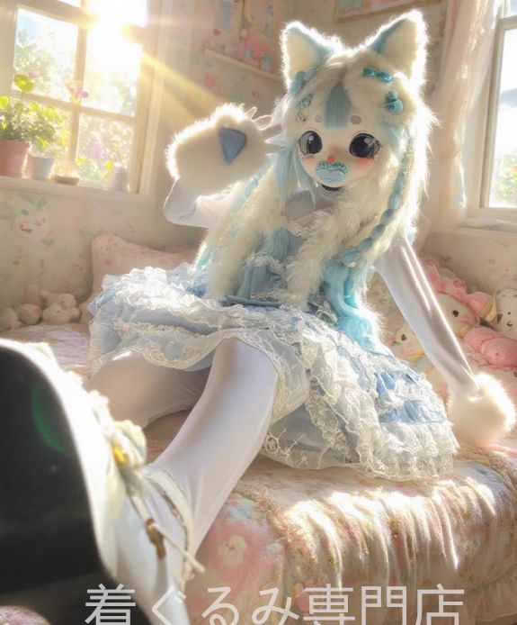 kig ファースーツ マスク 着ぐるみセット ケモノ ファースーツ 全頭