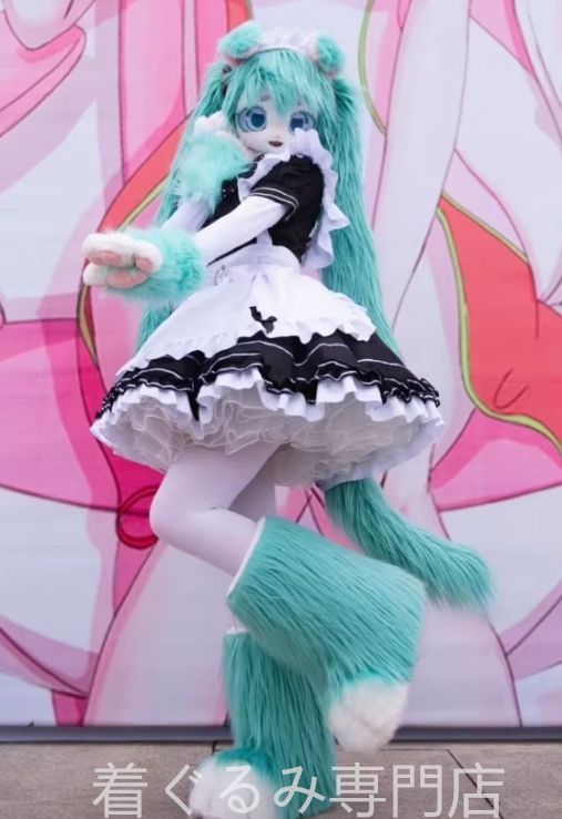 kig ファースーツ マスク 着ぐるみセット ケモノ ファースーツ 全頭