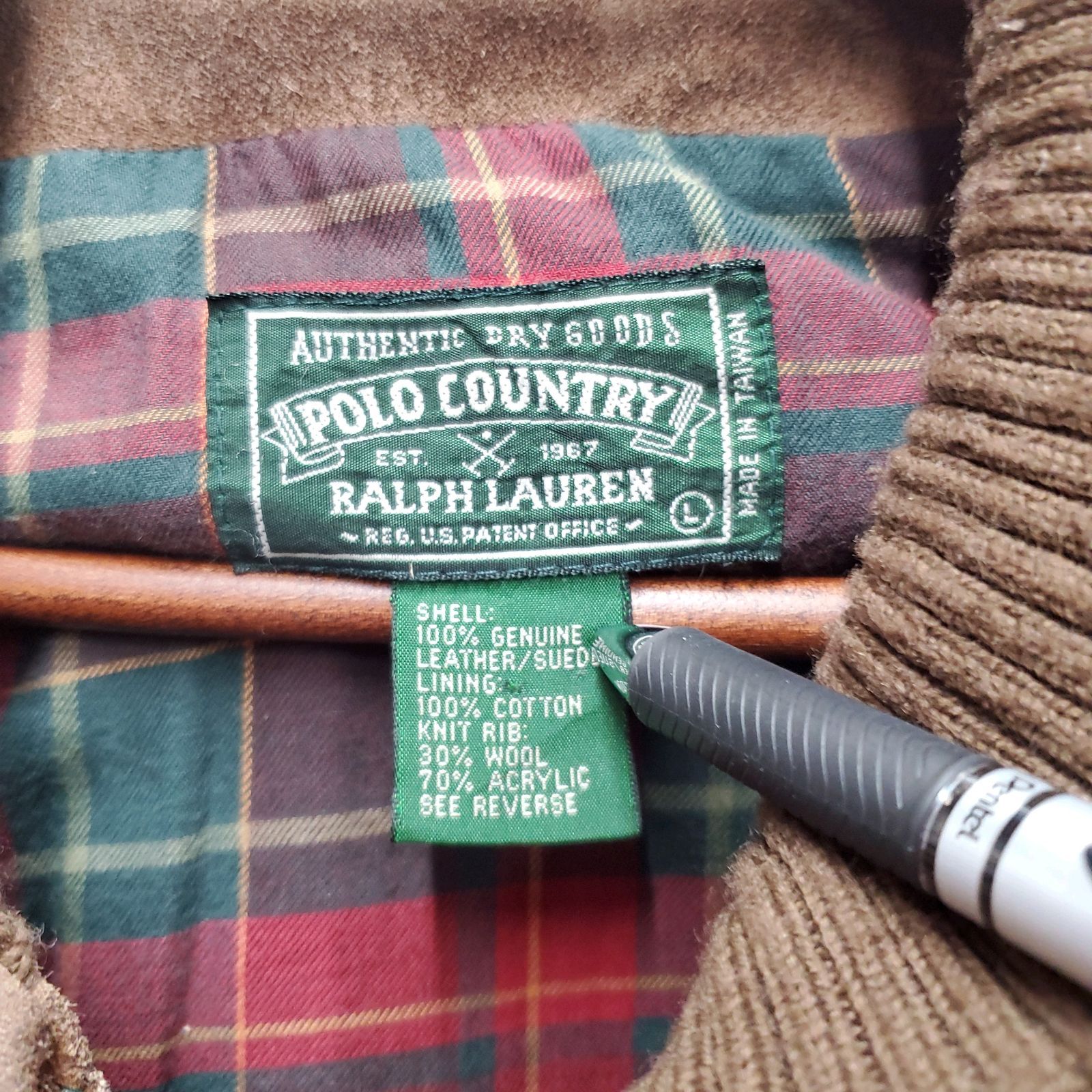 HB184☆ポロカントリーラルフローレン☆スエードレザージャケット☆90s