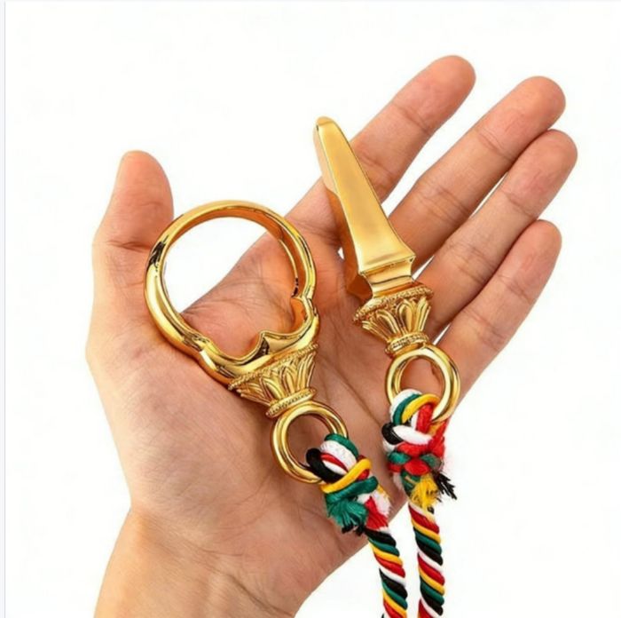 仏教工芸寺院法器 豆型 不動明王 涓索 5 cm