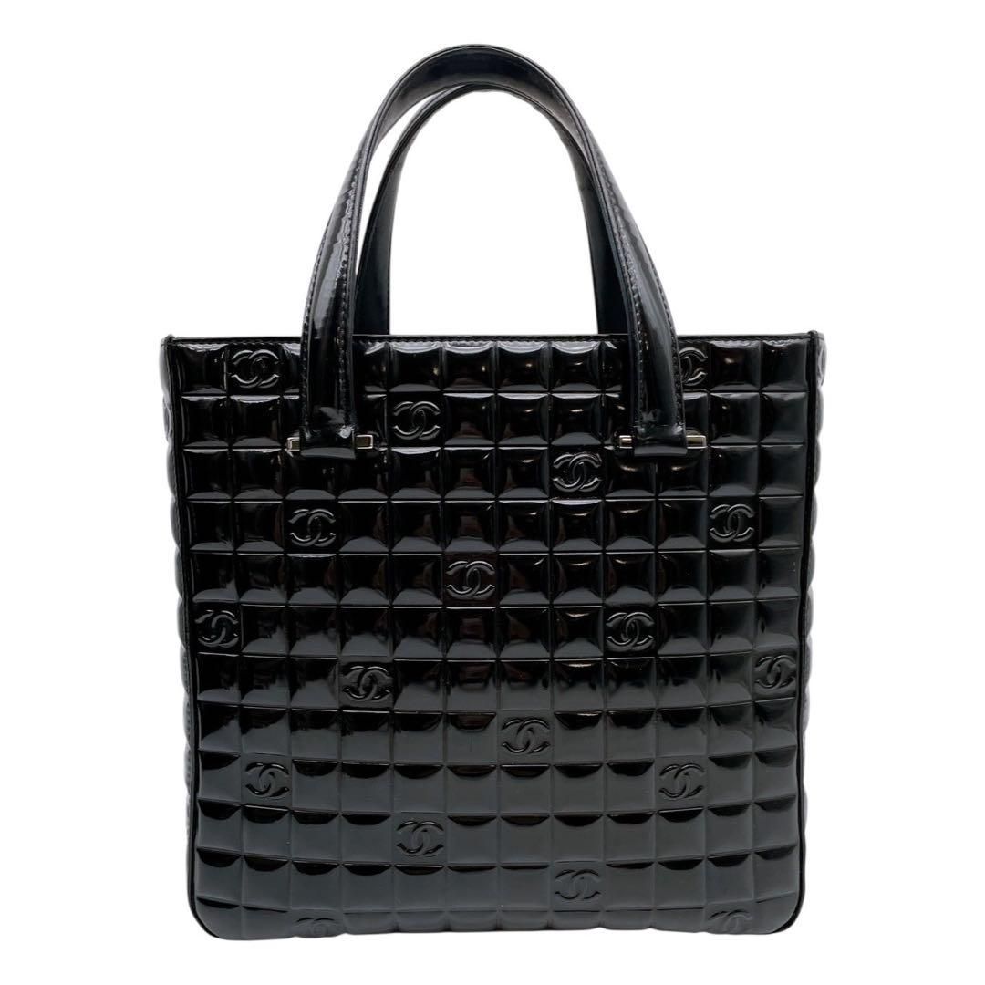 価格交渉/質問大歓迎♪】シャネル チョコバー パテント トートバッグ