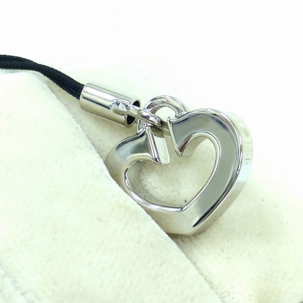 カルティエ ハートモチーフ キーホルダー チャーム ストラップ