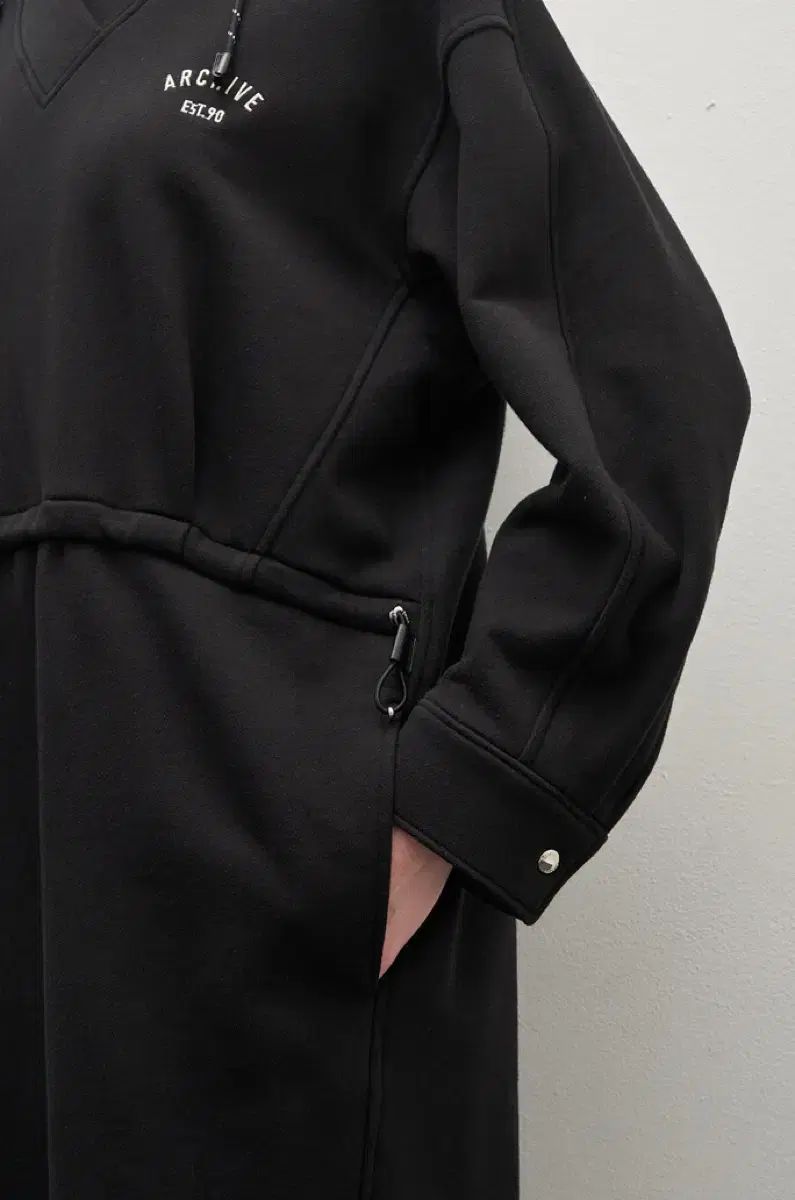 システム25 バッグ アフリ フーディー ロング ワンピース