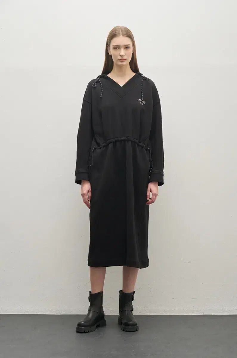 システム25 バッグ アフリ フーディー ロング ワンピース