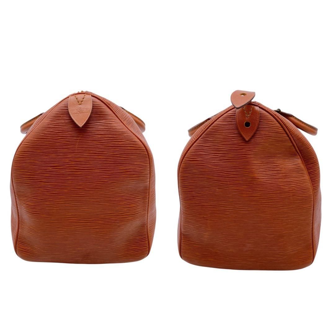 美品 ルイヴィトン エピ スピーディ35 ボストンバッグ ケニアブラウン 南京錠 価格交渉/質問大歓迎♪】ルイヴィトン エピ スピーディ35 ミニボストン