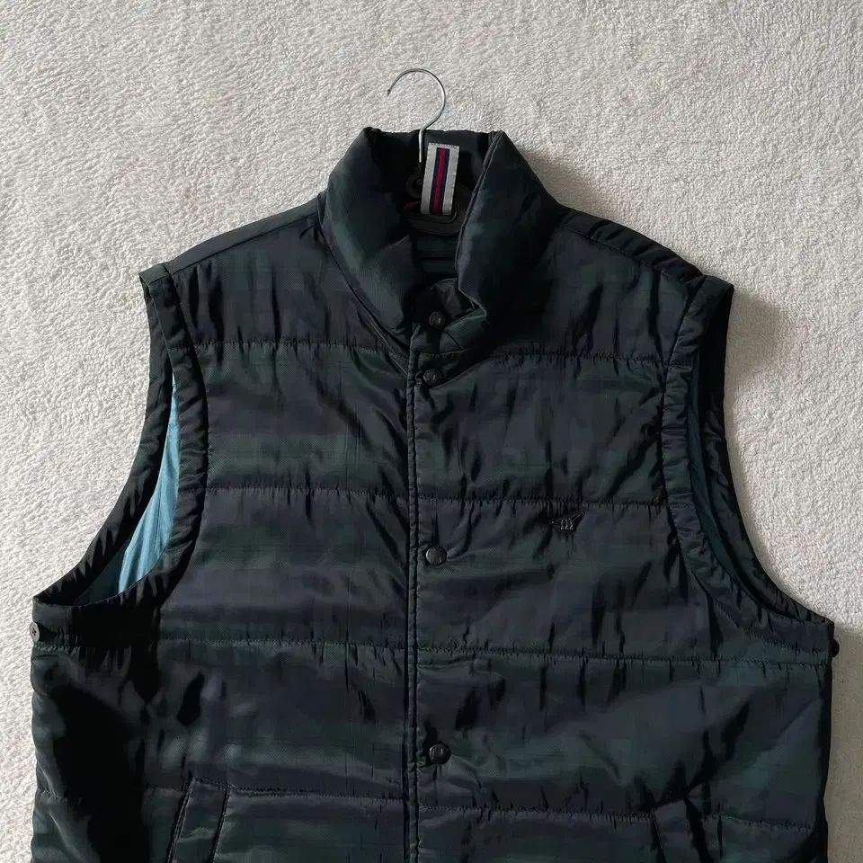 110 ヘンリーコットンズ タータンチェック 軽量ダウンベスト XXL