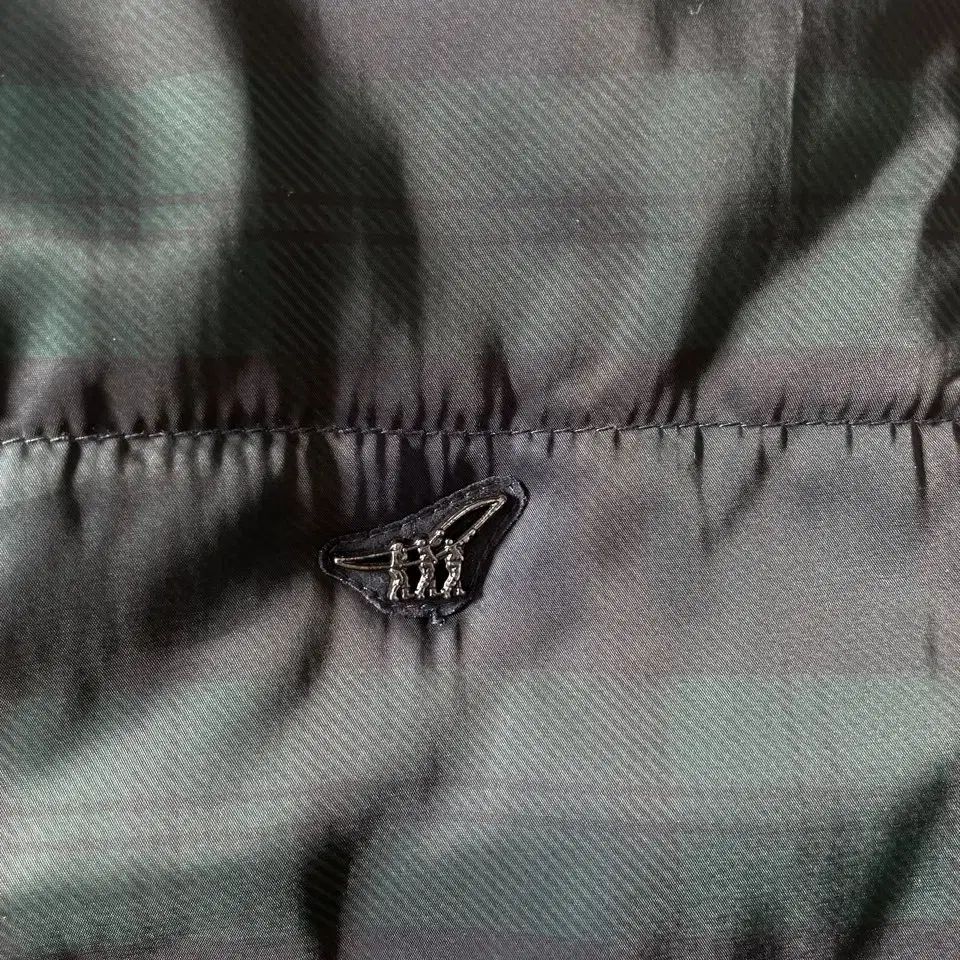  110 ヘンリーコットンズ タータンチェック 軽量ダウンベスト XXL ダウンジャケット ジャケット アウター