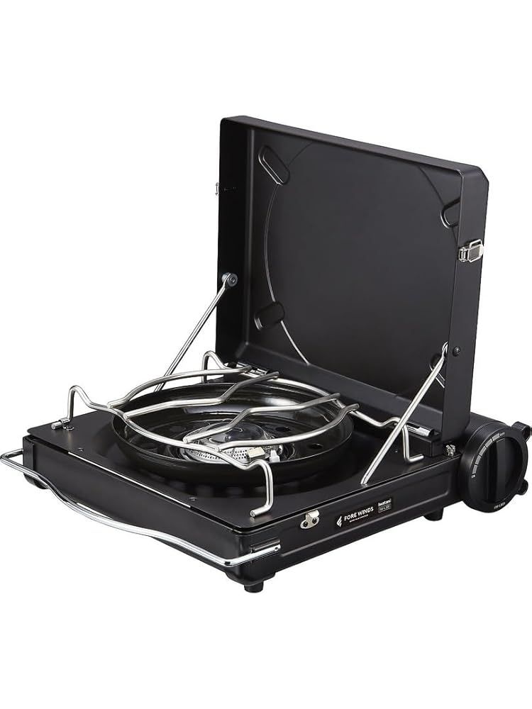 Iwatani FORE WINDS ラックス キャンプ ストーブ ブラック FW-LS 01-BK 燃料タイプガス