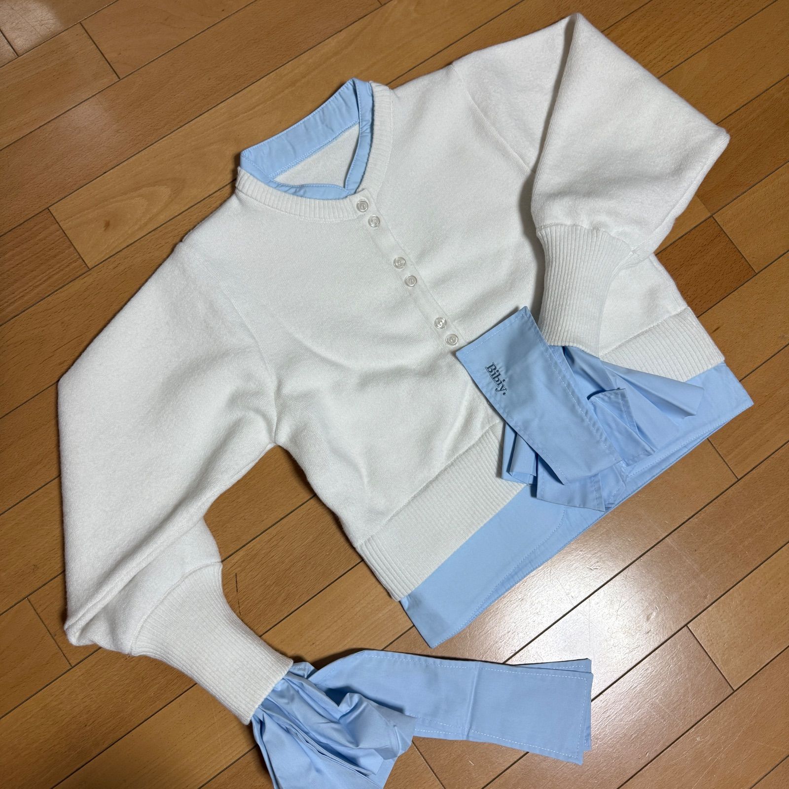 メルカリ市記念！ 新品Bibiy.♡ANGELIQUE KNIT 新品Bibiy ANGELIQUE KNIT白1点限定 - メルカリ