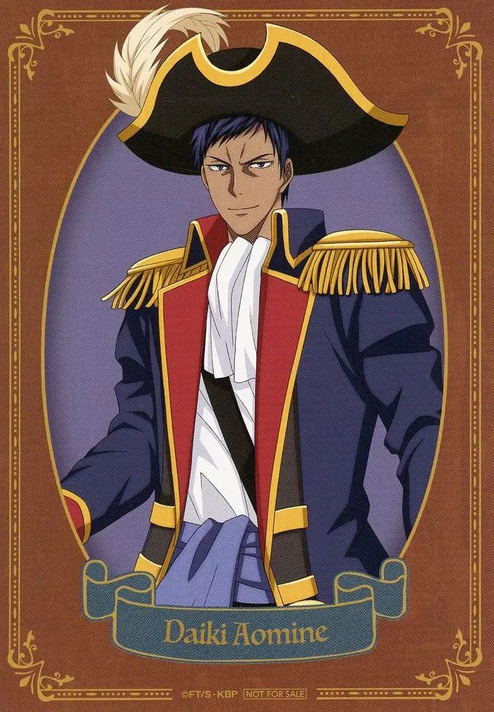 青峰大輝　特製BIGオーロラブロッキー 中古】キャラカード 青峰大輝 ブロマイド(等身ver.) 「黒子のバスケ