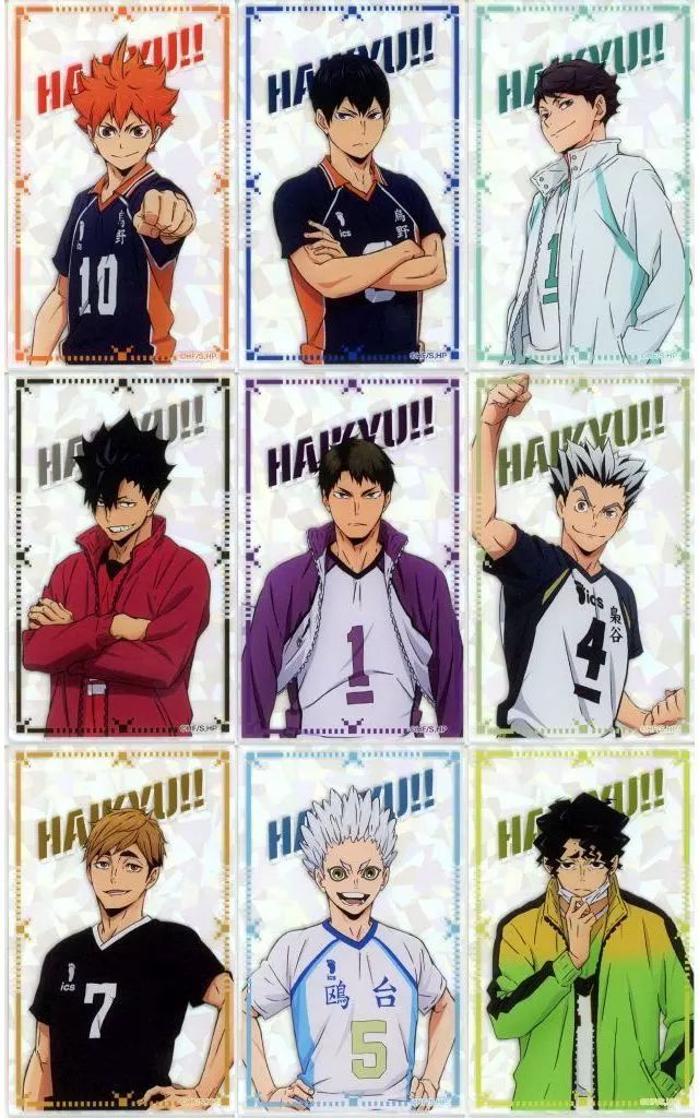 キャラカード 全9種セット ハイキュー!! 遊びつくせ!! in ナンジャタウン Summer version キラキラアクリルシートコレクション A|ハイキュー!! 百鬼夜行