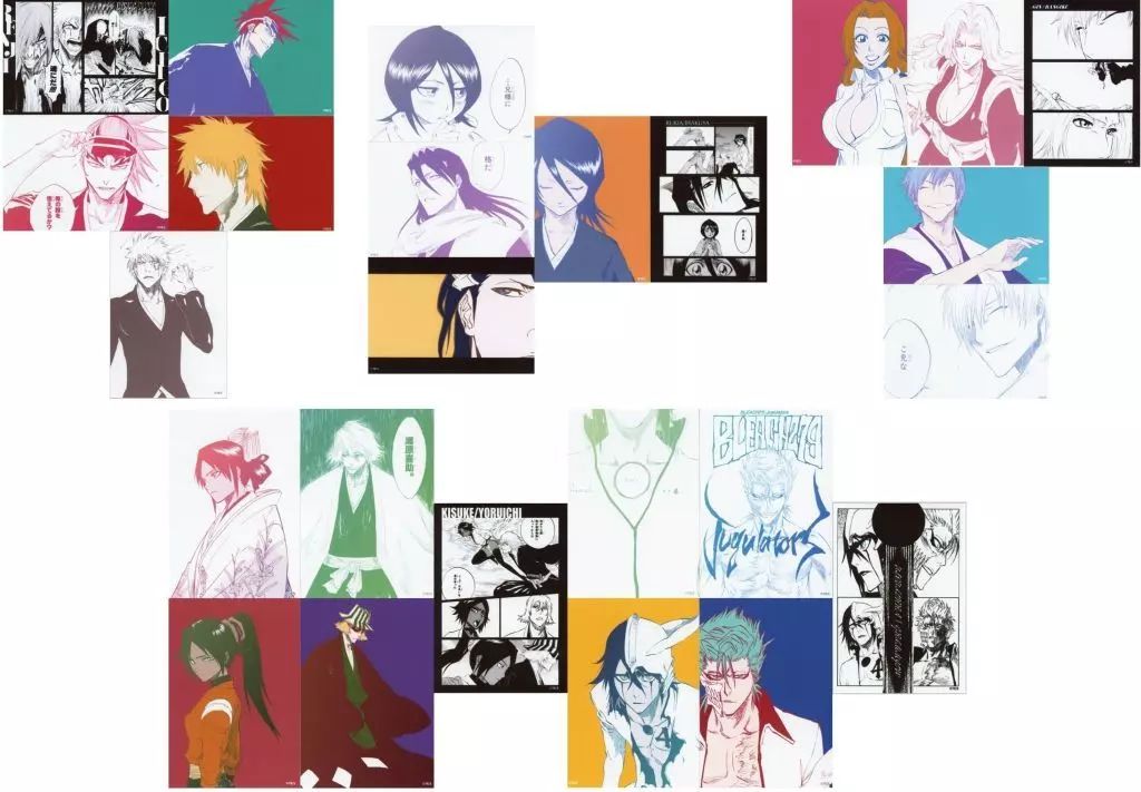 中古】キャラカード 全5種セット 「BLEACH-ブリーチ- ブロマイド5枚