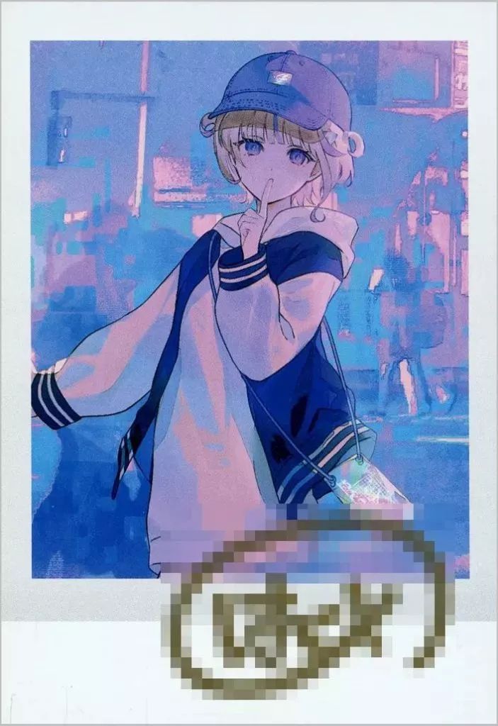 中古】キャラカード 轟はじめ 直筆サイン入り Aちき描き下ろし チェキ