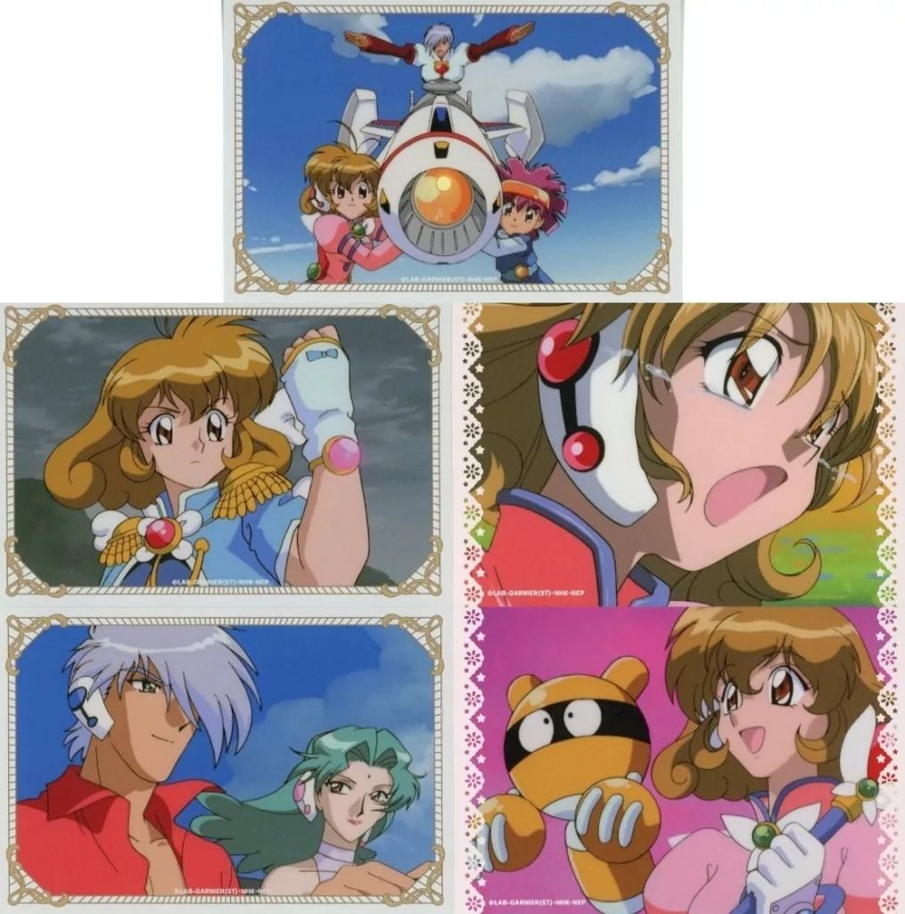 中古】キャラカード ユイ＆コントロル＆エコ イラストカード5枚セット