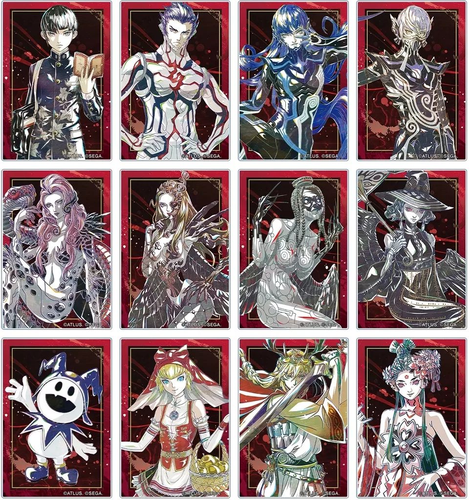 キャラカード 全12種セット 真 女神転生V Vengeance トレーディング Ani Art アクリルカード