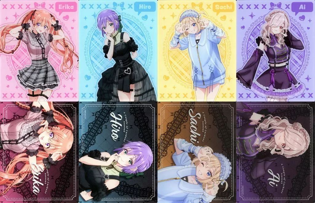 【中古】キャラカード 全8種セット 「カッコウの許嫁Season2 アクリルカード 01.ダークガーリーver. (描き下ろしイラスト)」