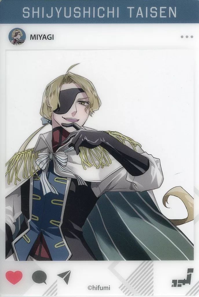 中古】キャラカード 宮城さん SNS風クリアカード 「四十七大戦シリーズ