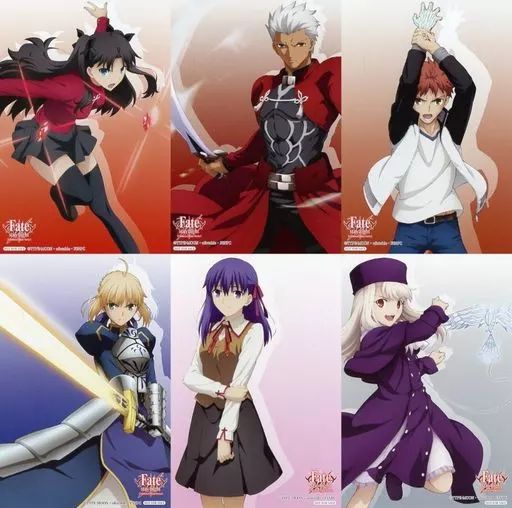 中古】ポストカード 集合 ポストカードセット(6種) 「Fate/stay night