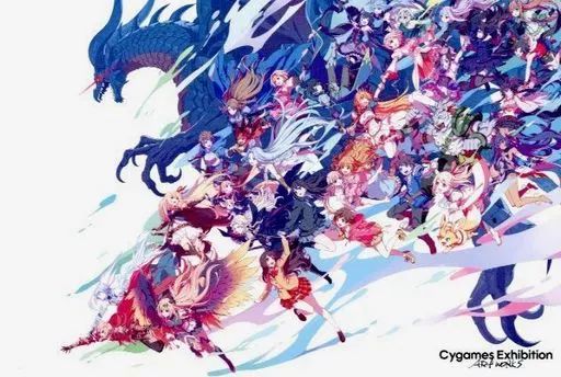 中古】ポストカード 集合イラスト(展示キービジュアル) ポストカード