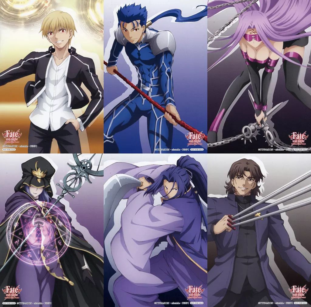 中古】ポストカード 集合 ポストカードセット(6枚) 「Fate/stay night