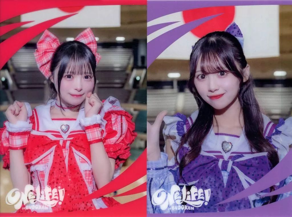 中古】キャラカード 心花りり/純嶺みき クリアカードセット1(2枚組