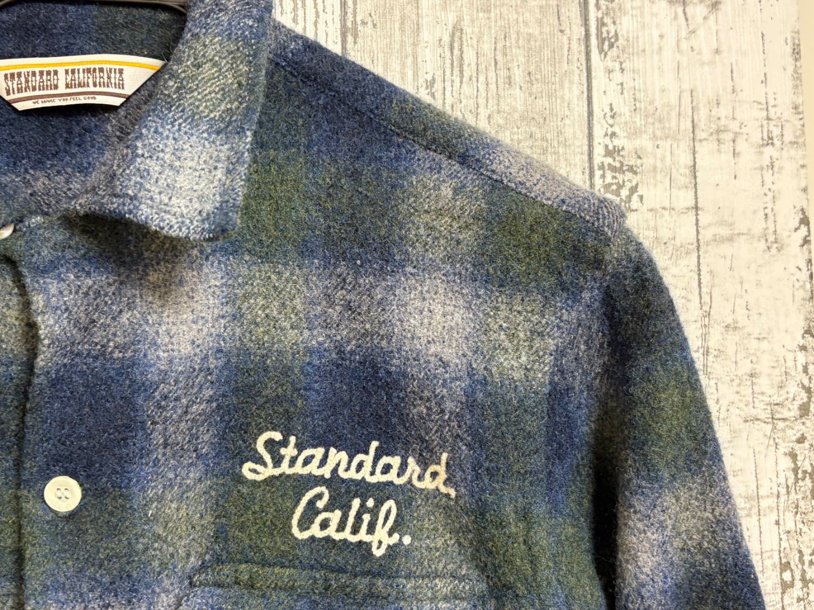 スタンダードカリフォルニア STANDARD CALIFORNIA SD Wool Check Shirt
