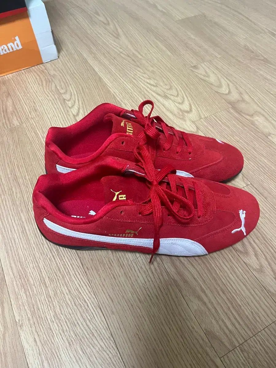  プーマ スピードキャット OG レッド 白 295 スニーカー 靴