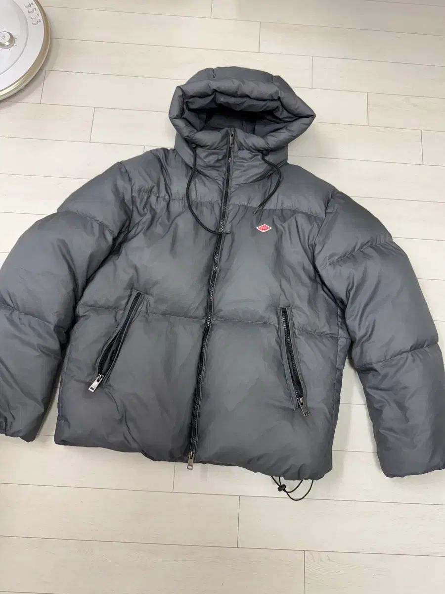 Danton ダントン マイクロ リップストップ ダウン グレー M サイズ