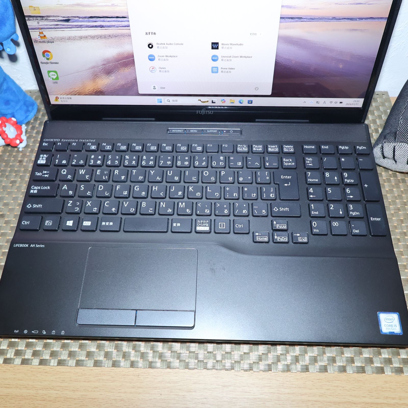 Win11公式対応Corei5/メ8/新品SSD/BD/無線/カメラ/TypeC - メルカリ